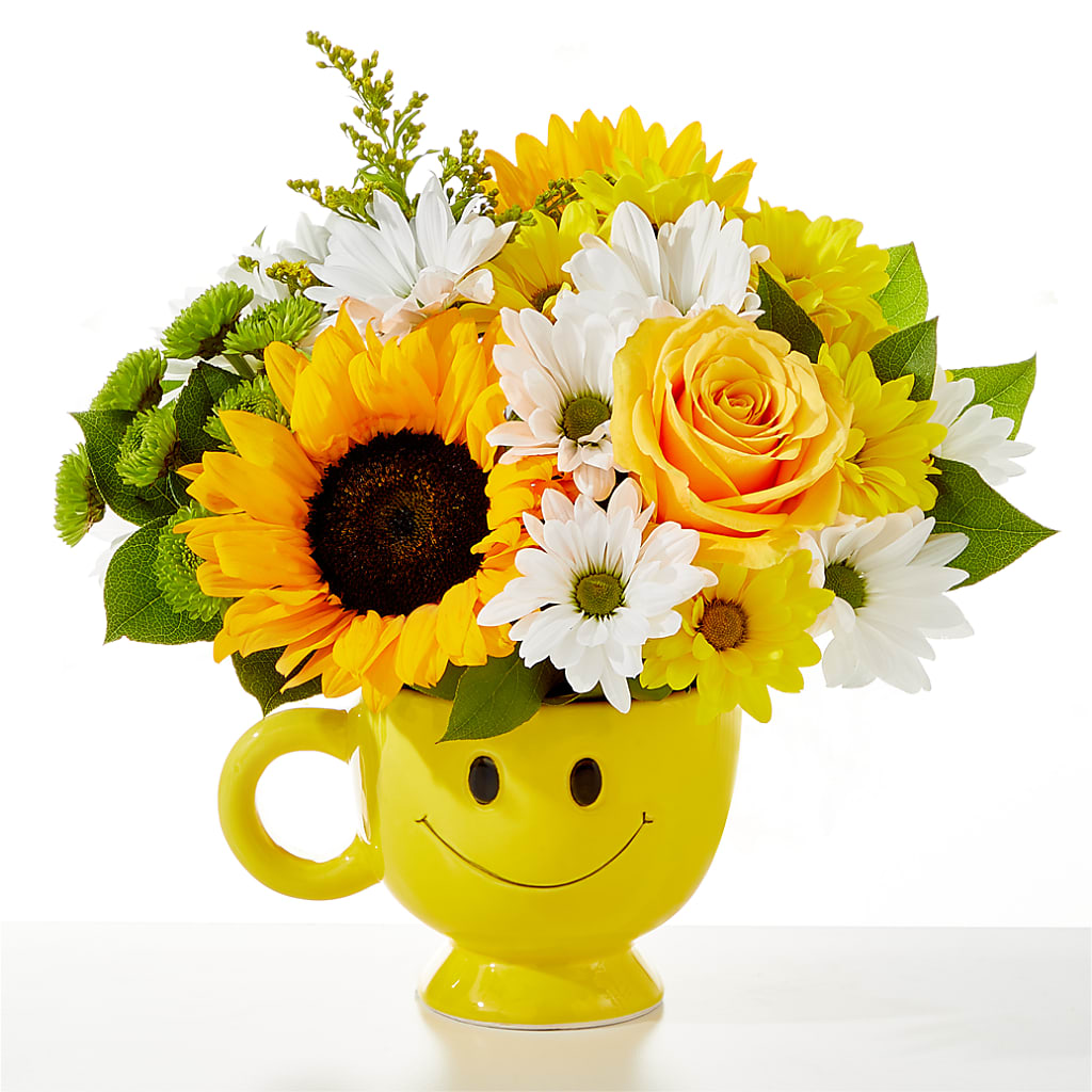 Be Happy Bouquet – The Florist Ltd, Denton TX