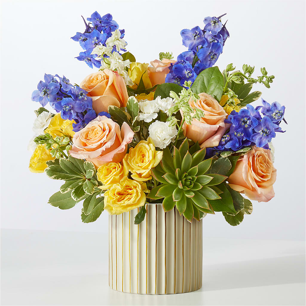 Cobalt Reverie Bouquet – The Florist Ltd, Denton TX
