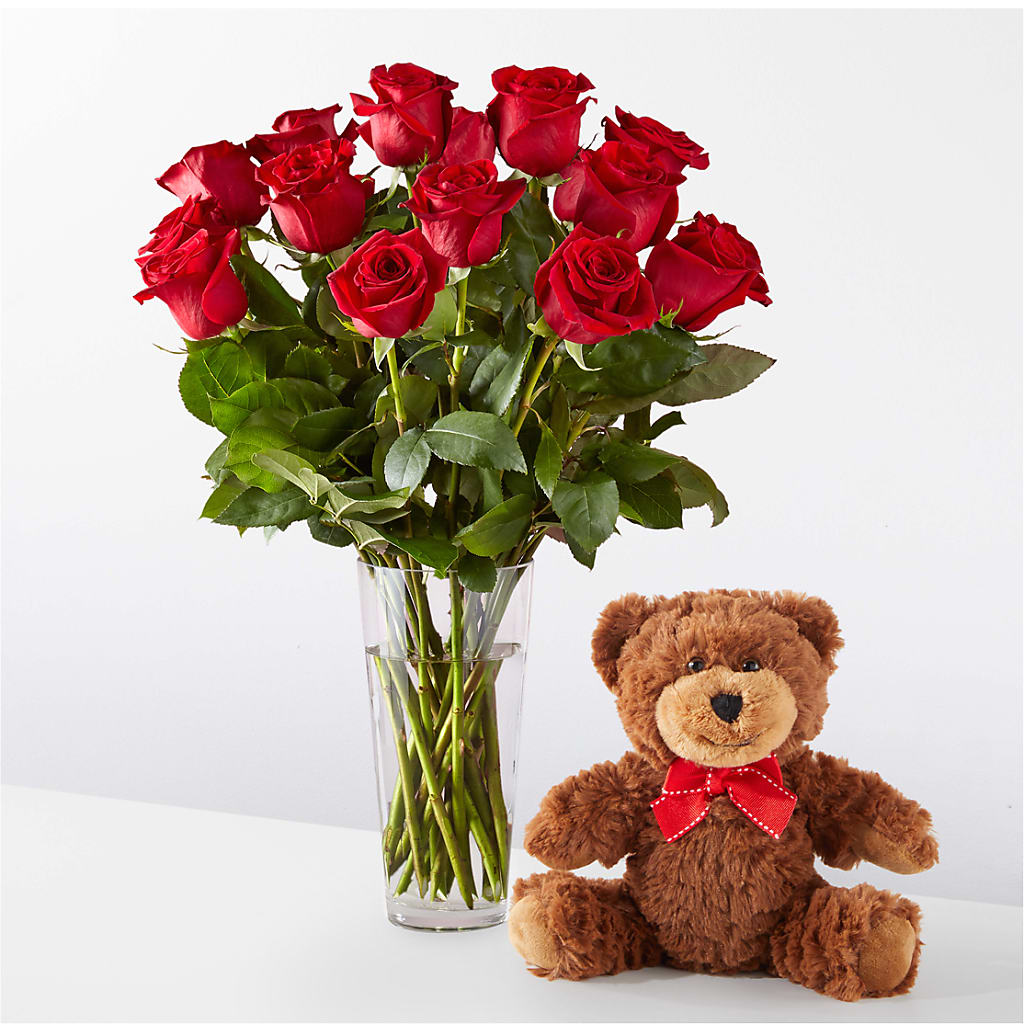 Romantic Long Stem Red Rose Bouquet Bundles – The Florist Ltd, Denton TX