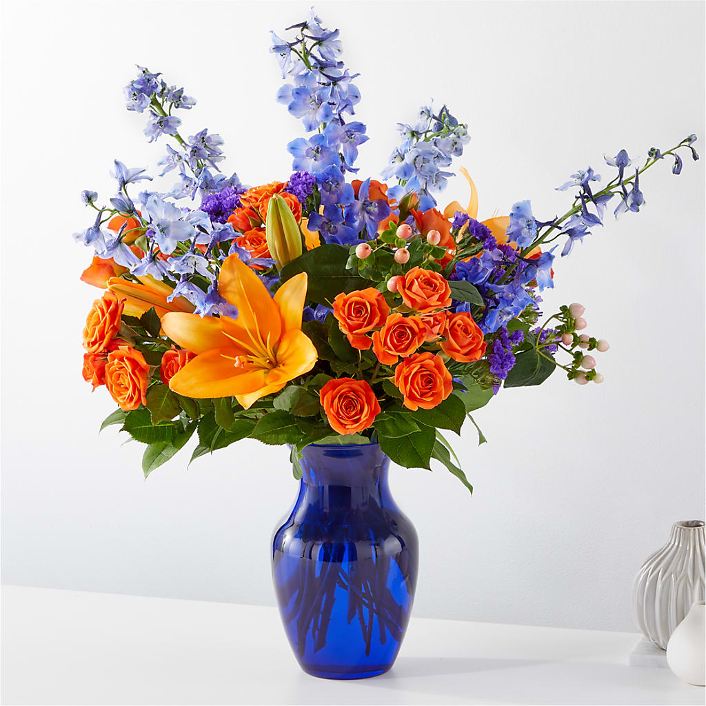 Radiant Citrus Bouquet – The Florist Ltd, Denton TX