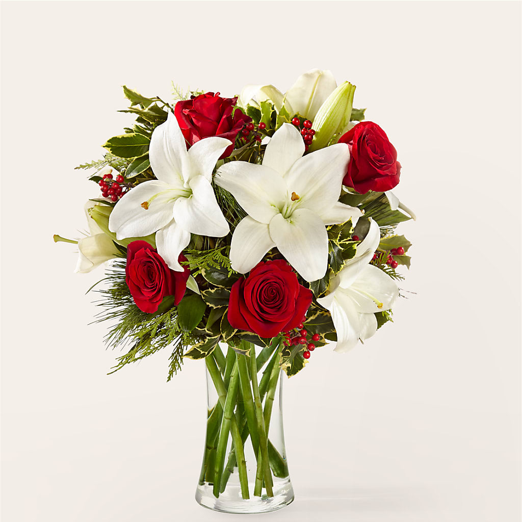 Sparkling Snowflakes Bouquet – The Florist Ltd, Denton TX
