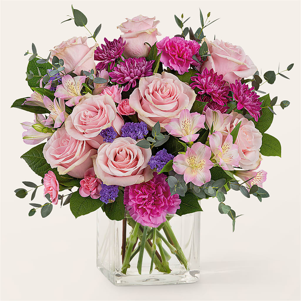 Rosy Radiance Bouquet – The Florist Ltd, Denton TX