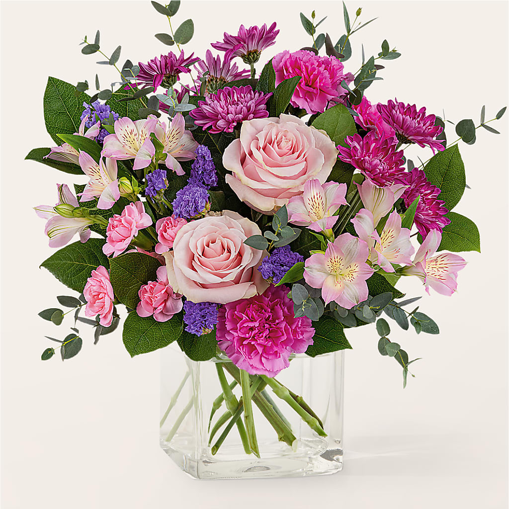 Rosy Radiance Bouquet – The Florist Ltd, Denton TX