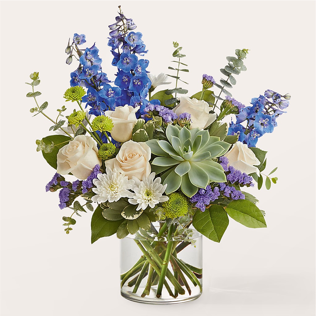 Cerulean Waves Bouquet – The Florist Ltd, Denton TX