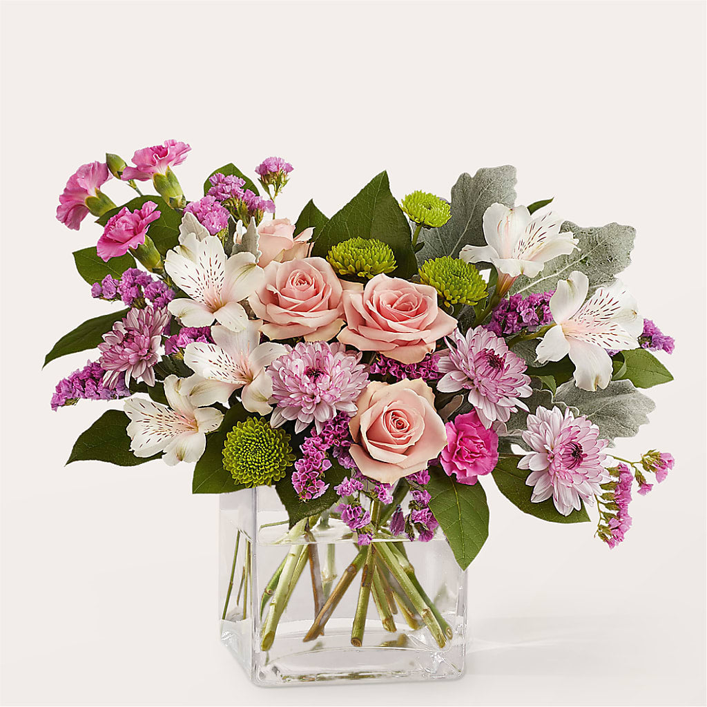 Pink Suede Bouquet – The Florist Ltd, Denton TX