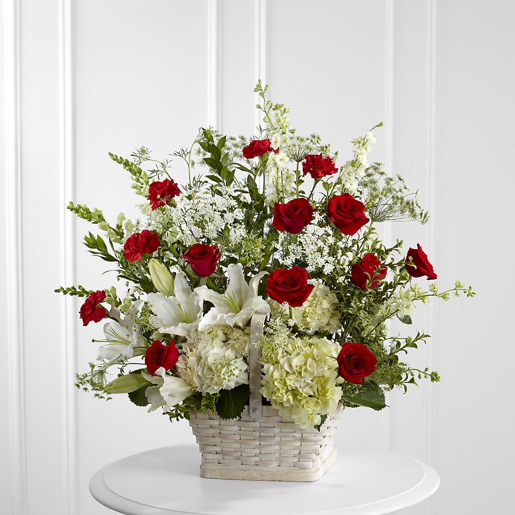 In Loving Memory Arrangement – The Florist Ltd, Denton TX
