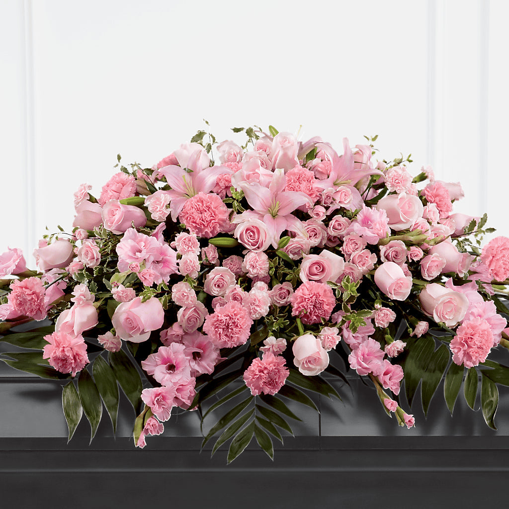 Garden of Comfort Casket Spray (Standard) – The Florist Ltd, Denton TX