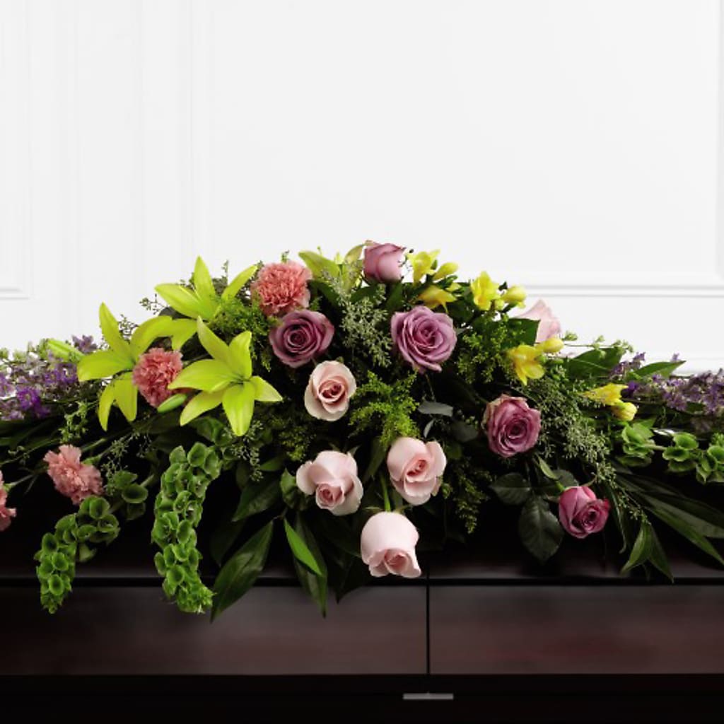 Forever Beloved Casket Spray – The Florist Ltd, Denton TX