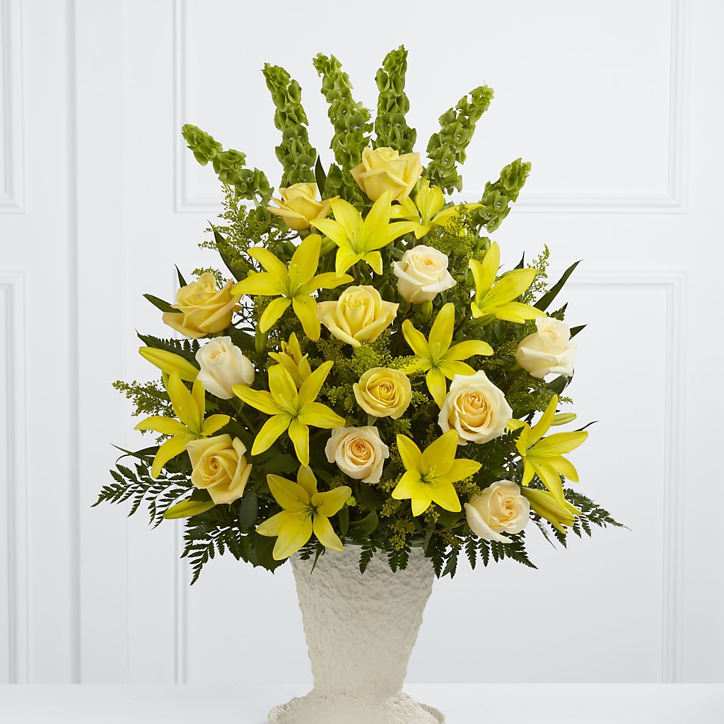 Golden Memories Arrangement – The Florist Ltd, Denton TX