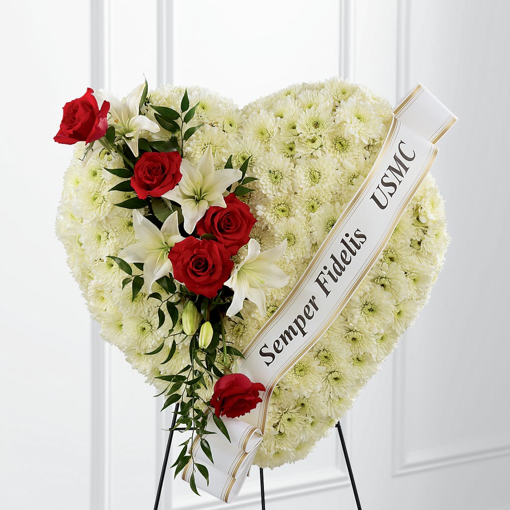 Heartfelt Hero Standing Heart – The Florist Ltd, Denton TX