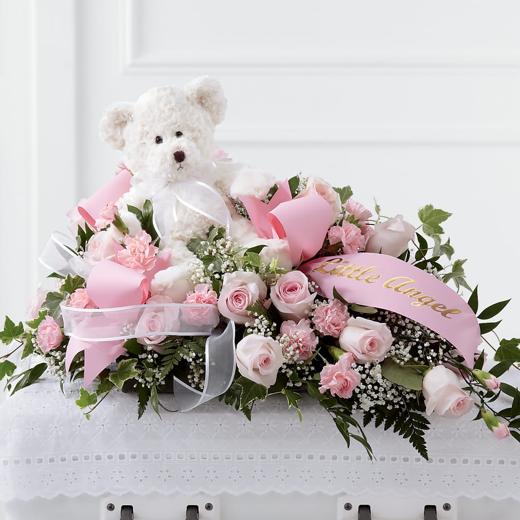 Touch of Sympathy Casket Spray – The Florist Ltd, Denton TX