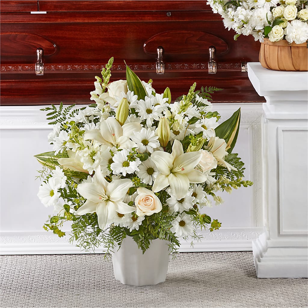 Thoughts of Tranquility Floor Basket – The Florist Ltd, Denton TX