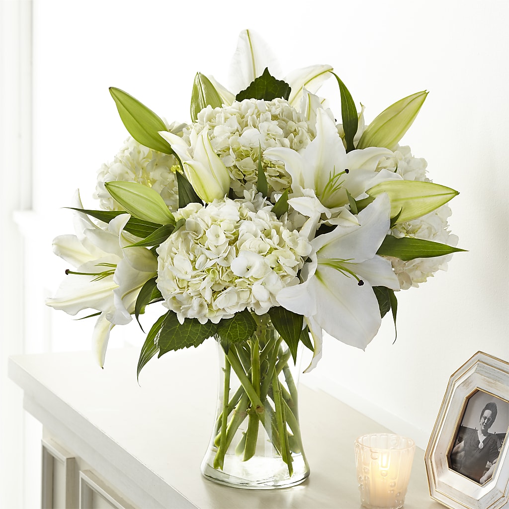Compassionate Lily Bouquet – The Florist Ltd, Denton TX