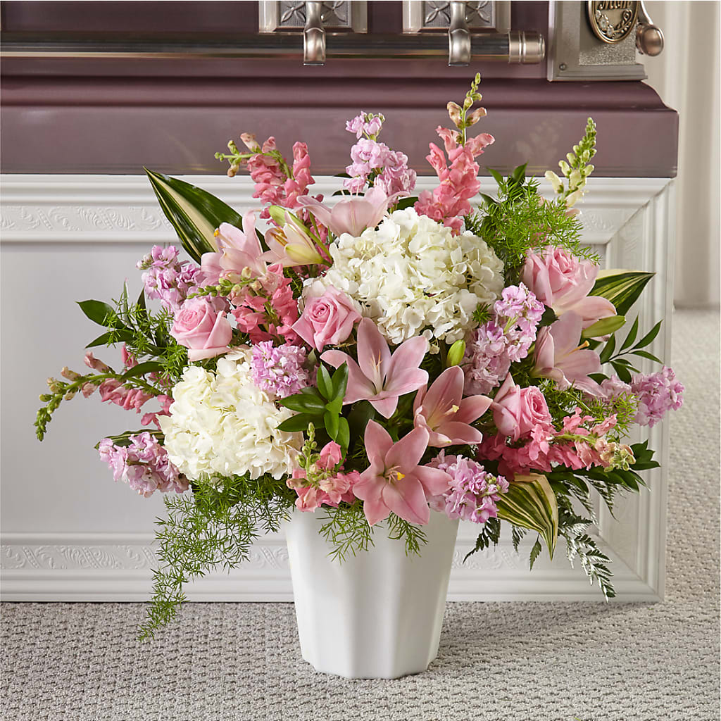 Simply Serene Floor Basket – The Florist Ltd, Denton TX