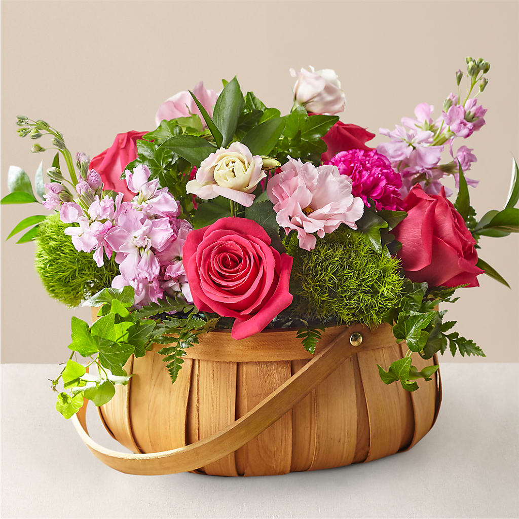 Radiance in Bloom Basket – The Florist Ltd, Denton TX