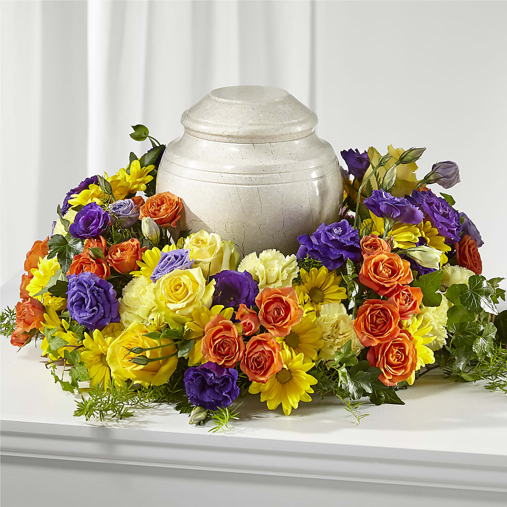 Blossoms of Remembrance Cremation Adornment – The Florist Ltd, Denton TX
