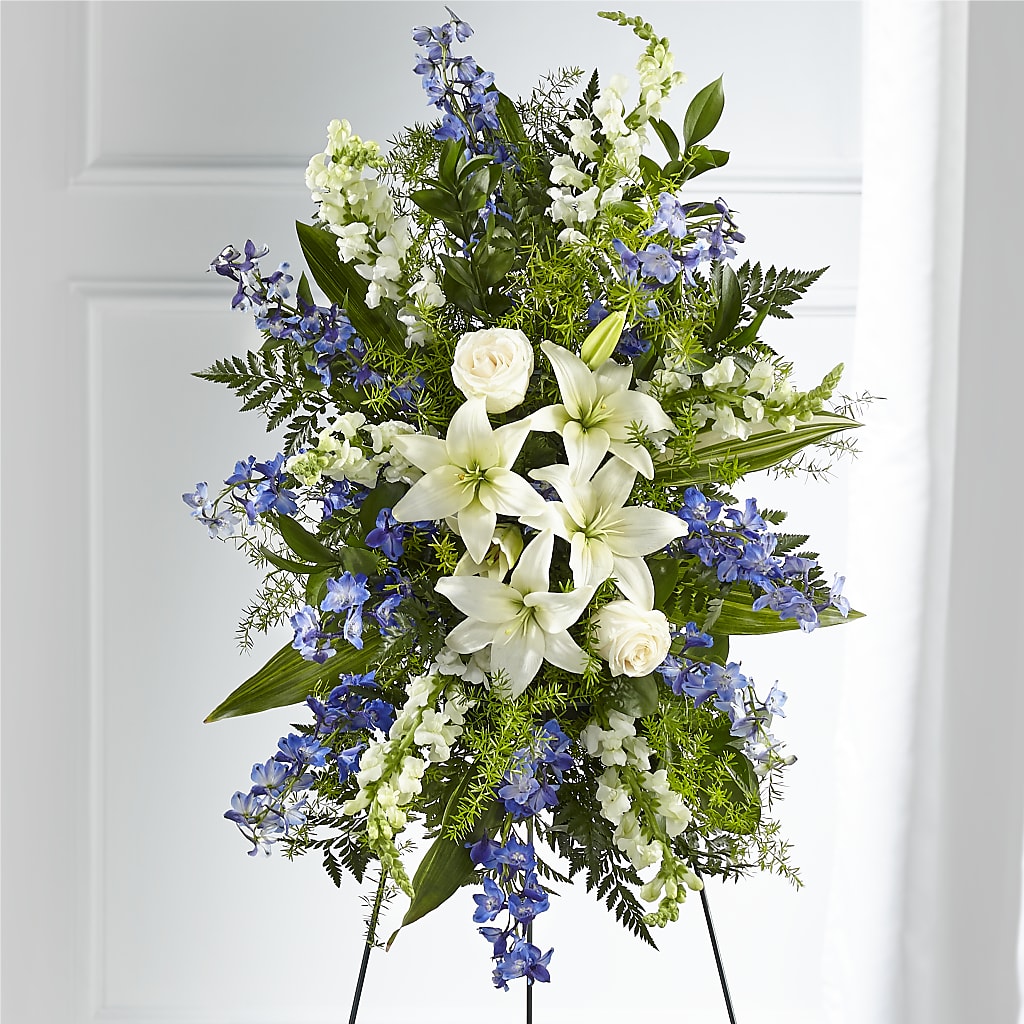 Faithful Friend Standing Spray – The Florist Ltd, Denton TX