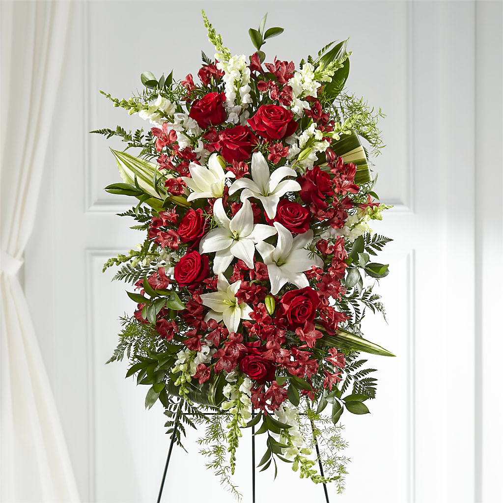 Everlasting Memory Standing Spray – The Florist Ltd, Denton TX