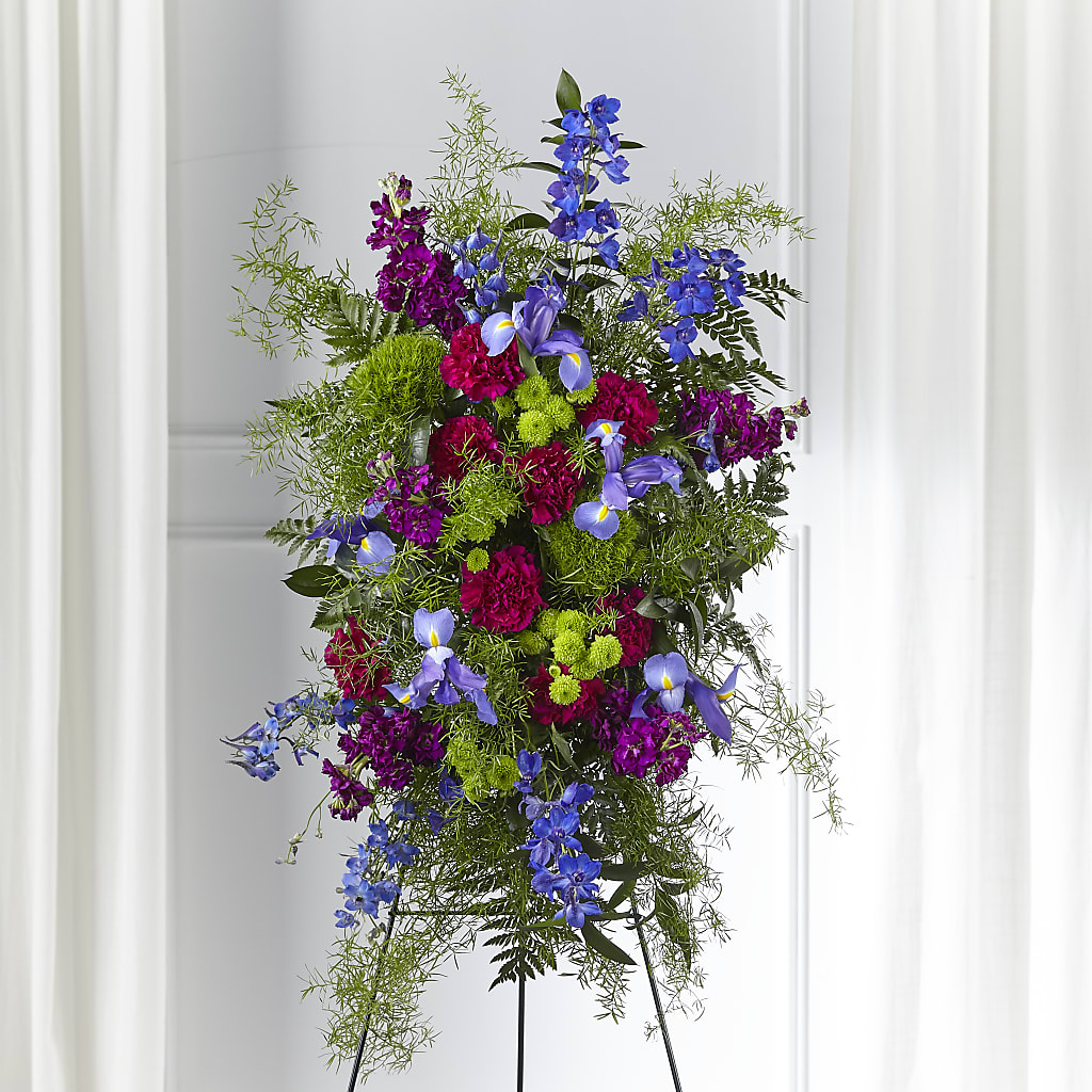 Heavenly Skies Standing Spray – The Florist Ltd, Denton TX