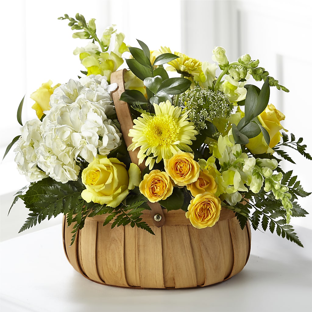 Rustic Remembrance Basket – The Florist Ltd, Denton TX