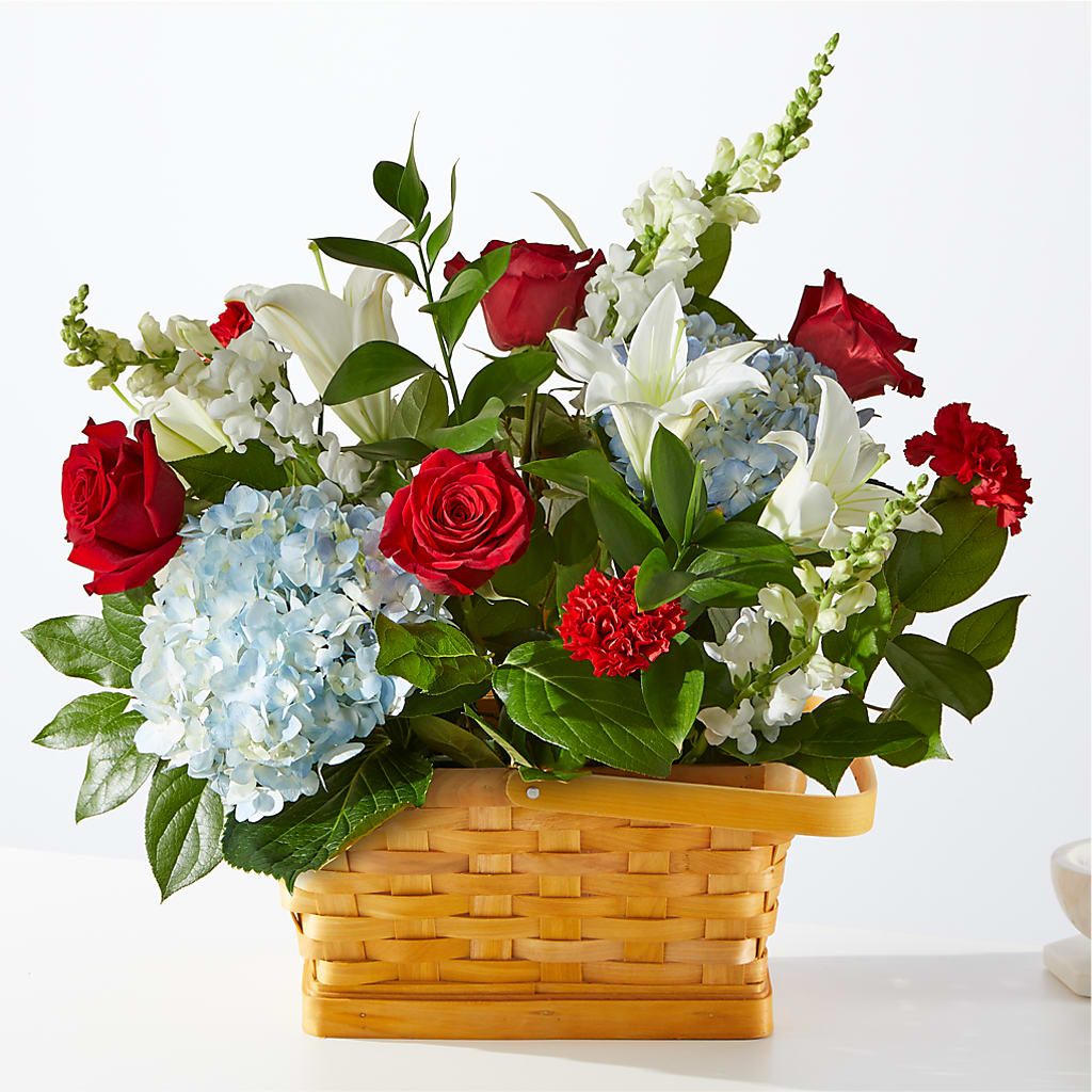 Greater Glory Basket – The Florist Ltd, Denton TX