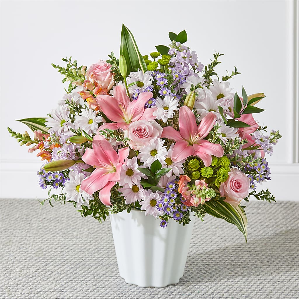 Abundant Compassion Floor Basket – The Florist Ltd, Denton TX