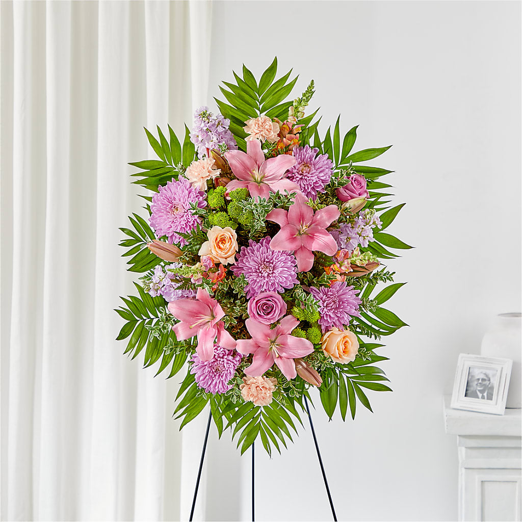Love & Light Standing Spray – The Florist Ltd, Denton TX