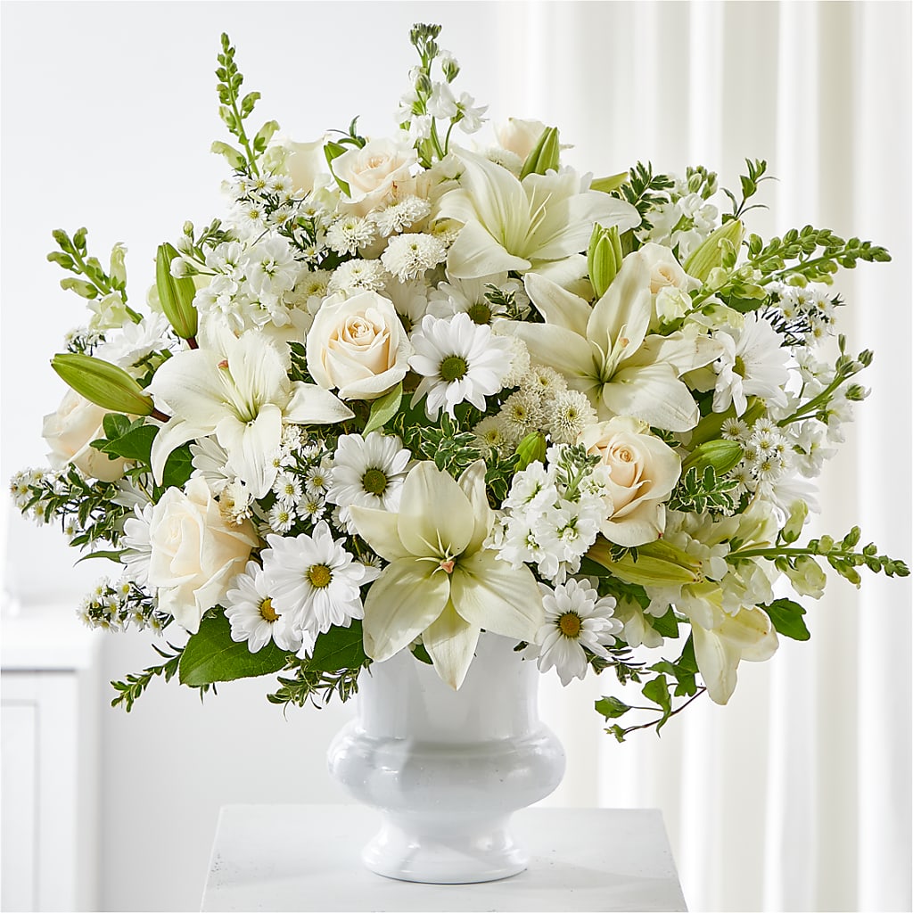 Uplifting Urn Arrangement – The Florist Ltd, Denton TX