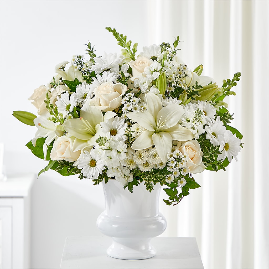 Uplifting Urn Arrangement – The Florist Ltd, Denton TX