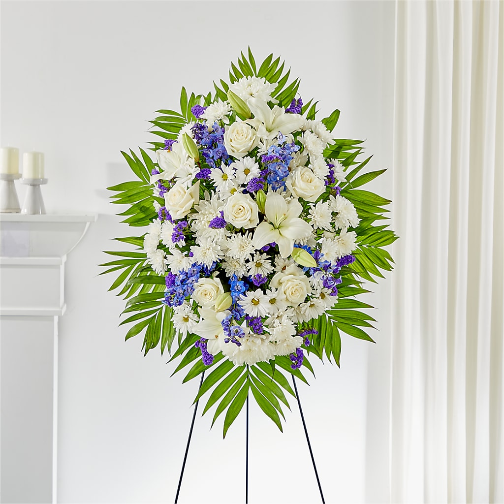 At Rest Standing Spray – The Florist Ltd, Denton TX