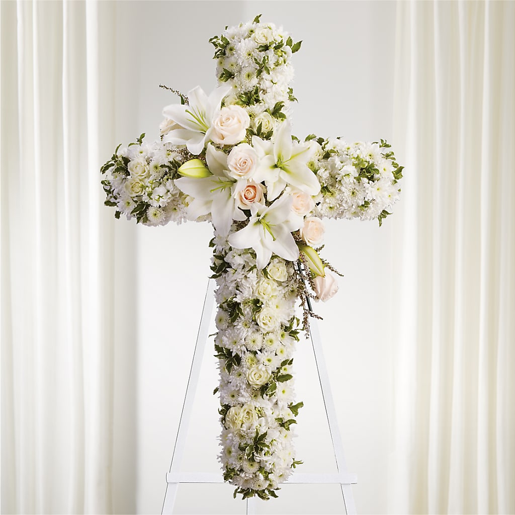 Spiritual Guidance Standing Spray – The Florist Ltd, Denton TX