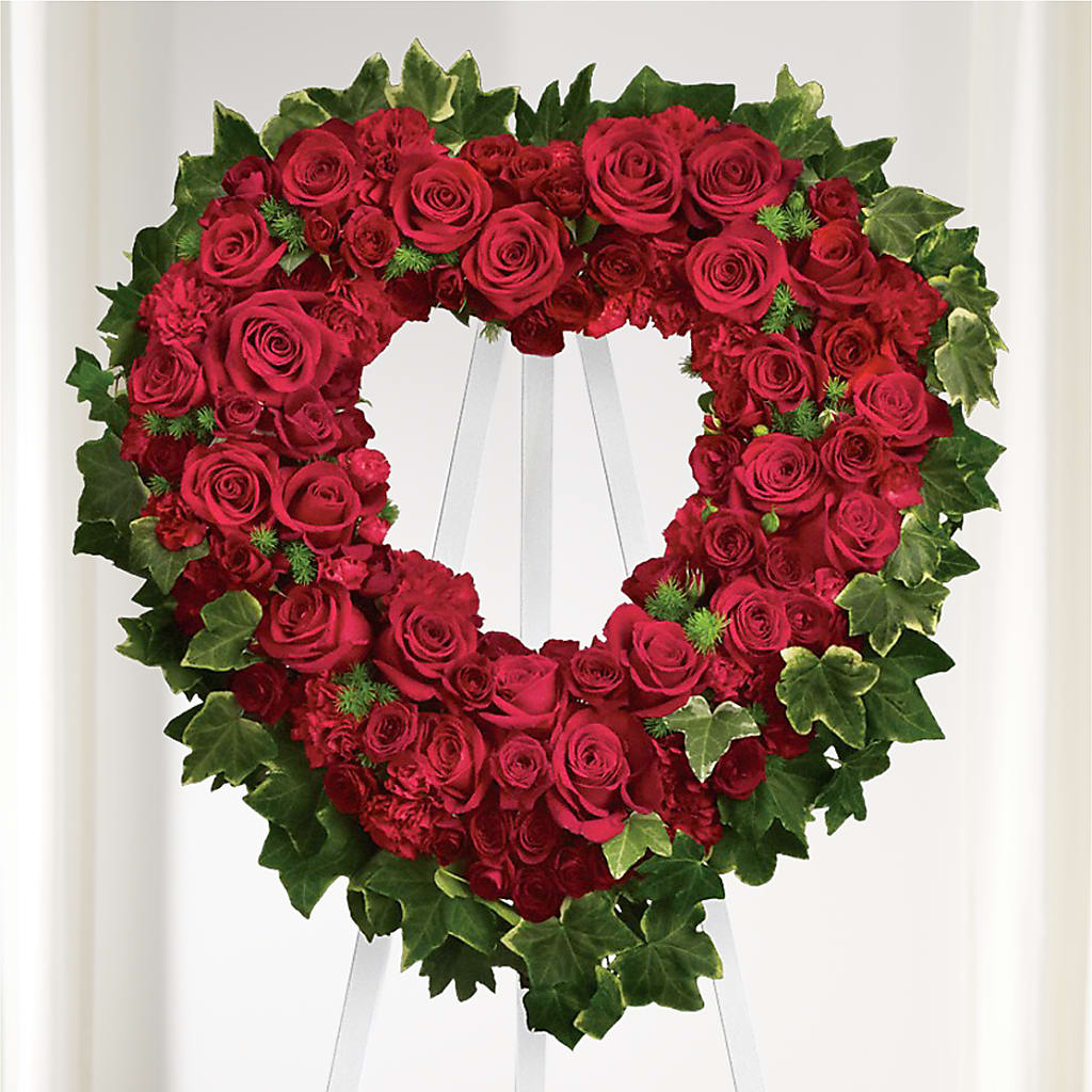 Wholehearted Standing Spray – The Florist Ltd, Denton TX