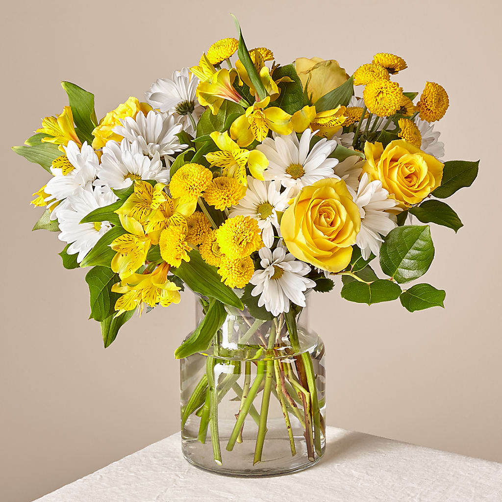 Sunny Sentiments Bouquet – The Florist Ltd, Denton TX
