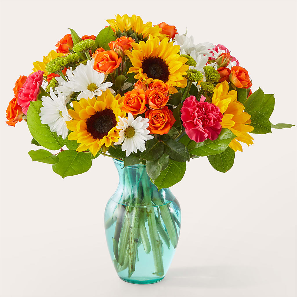 Sun-drenched Blooms Bouquet – The Florist Ltd, Denton TX