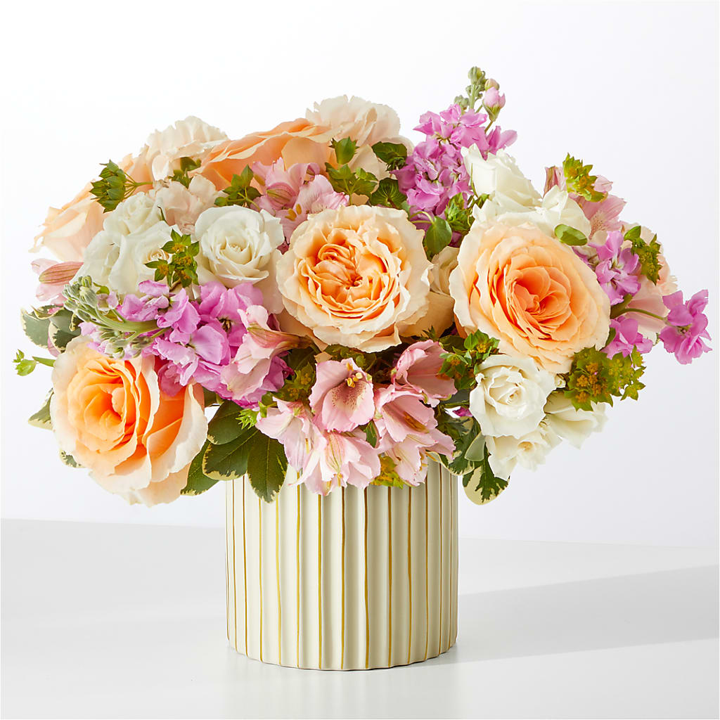 Paradise Bouquet with Ivory Vase – The Florist Ltd, Denton TX