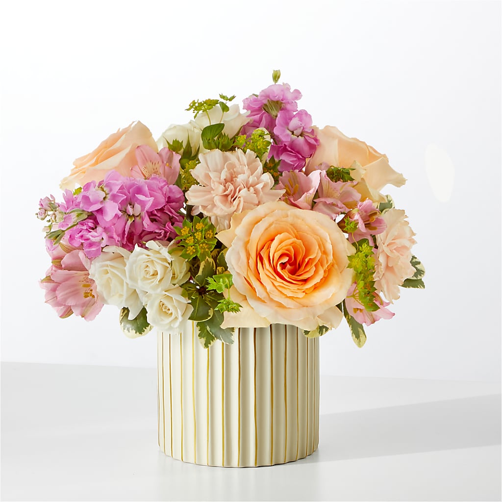 Paradise Bouquet with Ivory Vase – The Florist Ltd, Denton TX