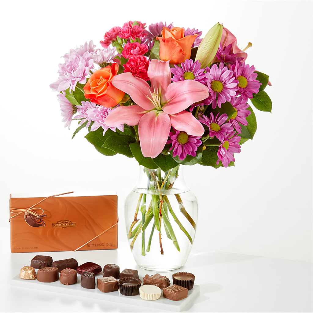 One and Only Bouquet and Chocolate Bundle – The Florist Ltd, Denton TX