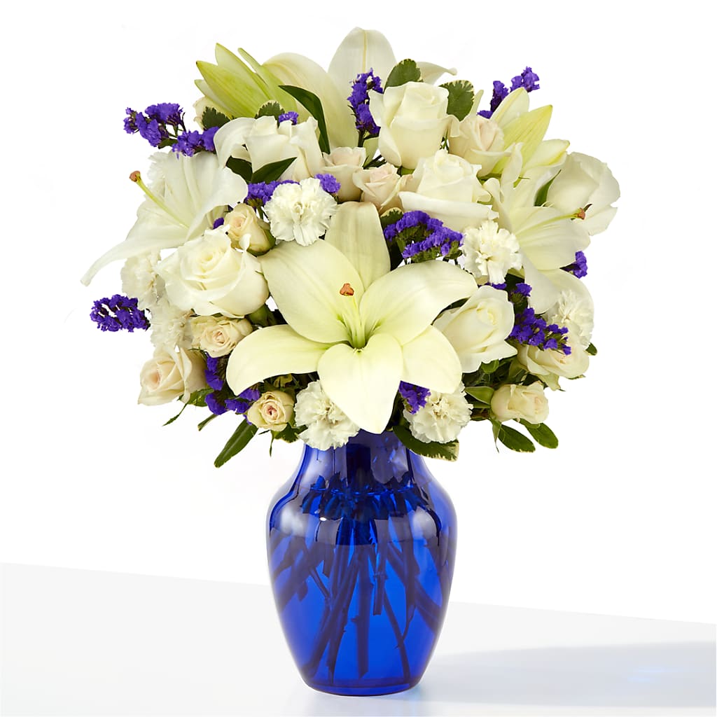Sapphire Rush Bouquet – The Florist Ltd, Denton TX