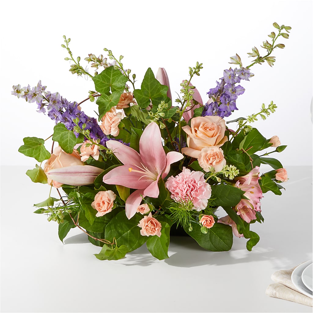 Blossom Time Centerpiece – The Florist Ltd, Denton TX