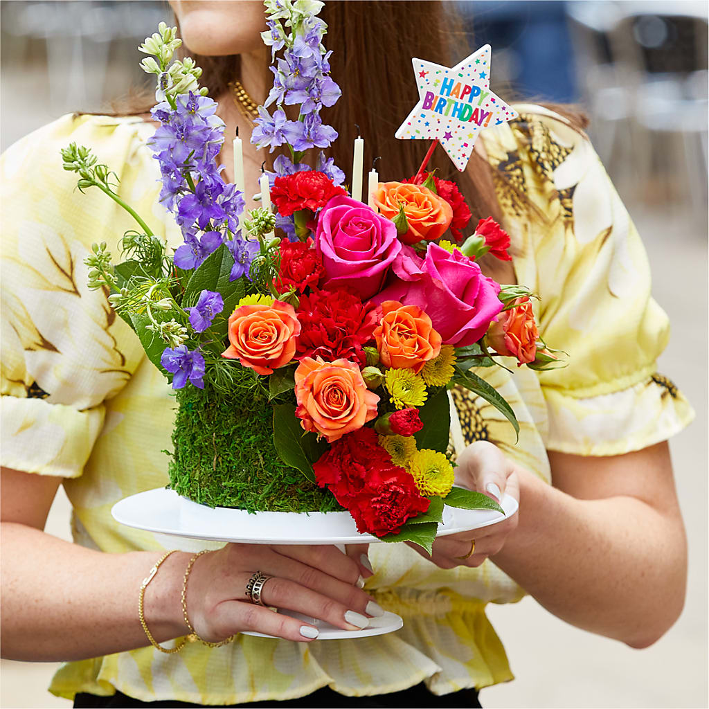 Best Year Yet Floral Cake – The Florist Ltd, Denton TX