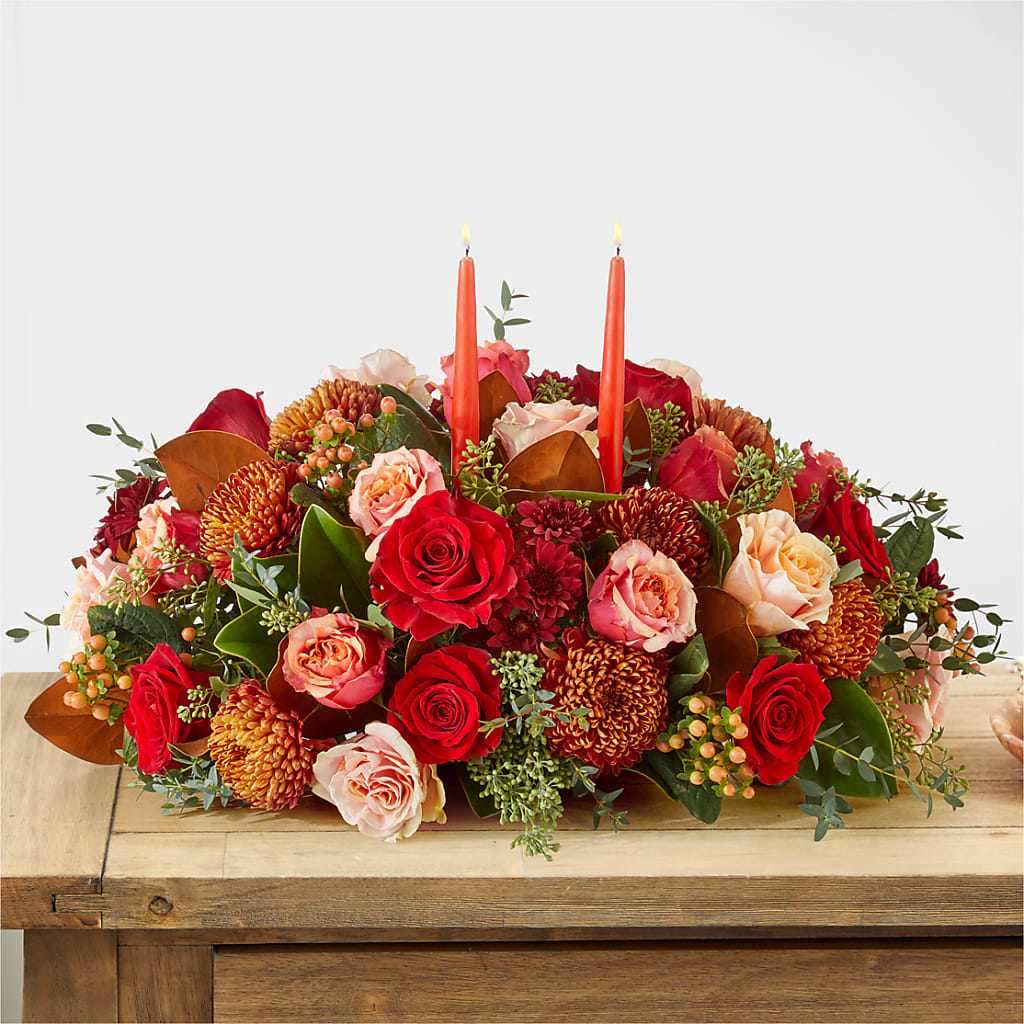 Gather Near Centerpiece – The Florist Ltd, Denton TX
