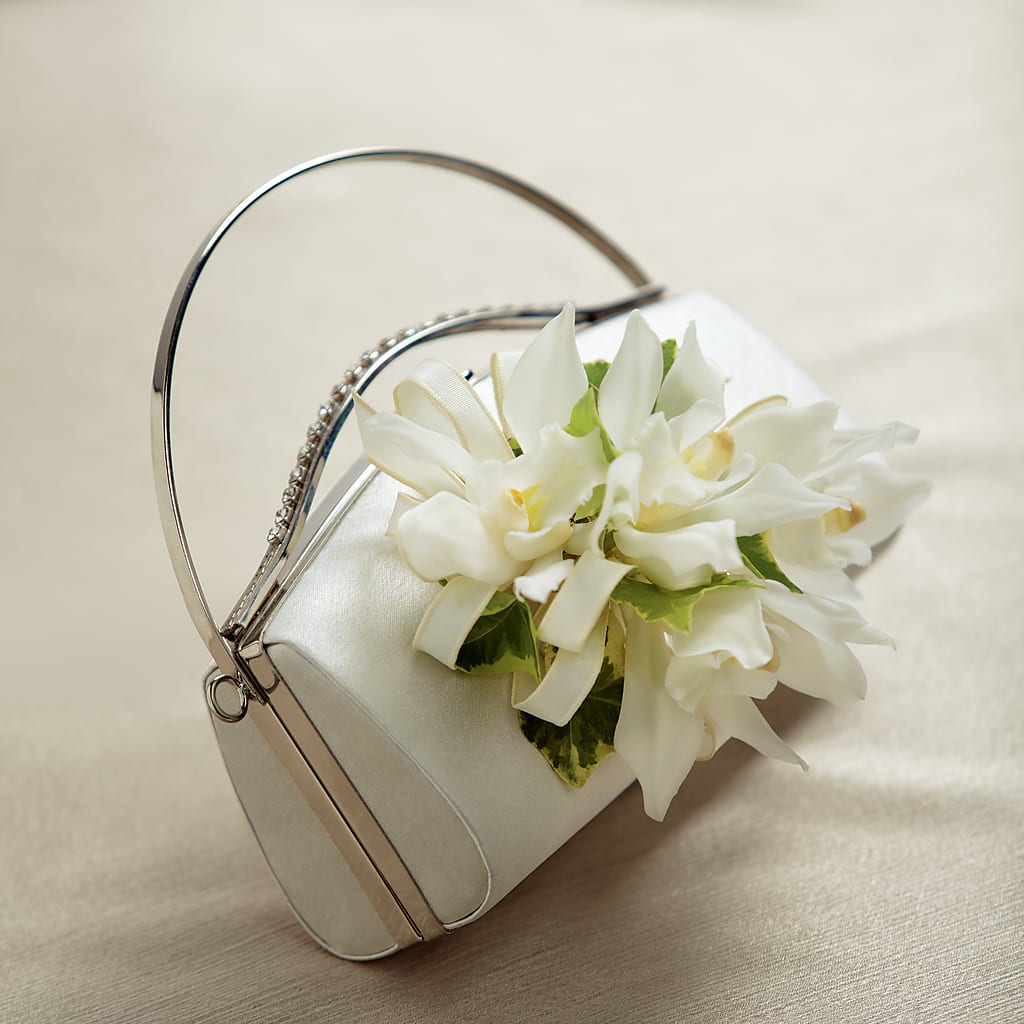 White Purse Decor – The Florist Ltd, Denton TX
