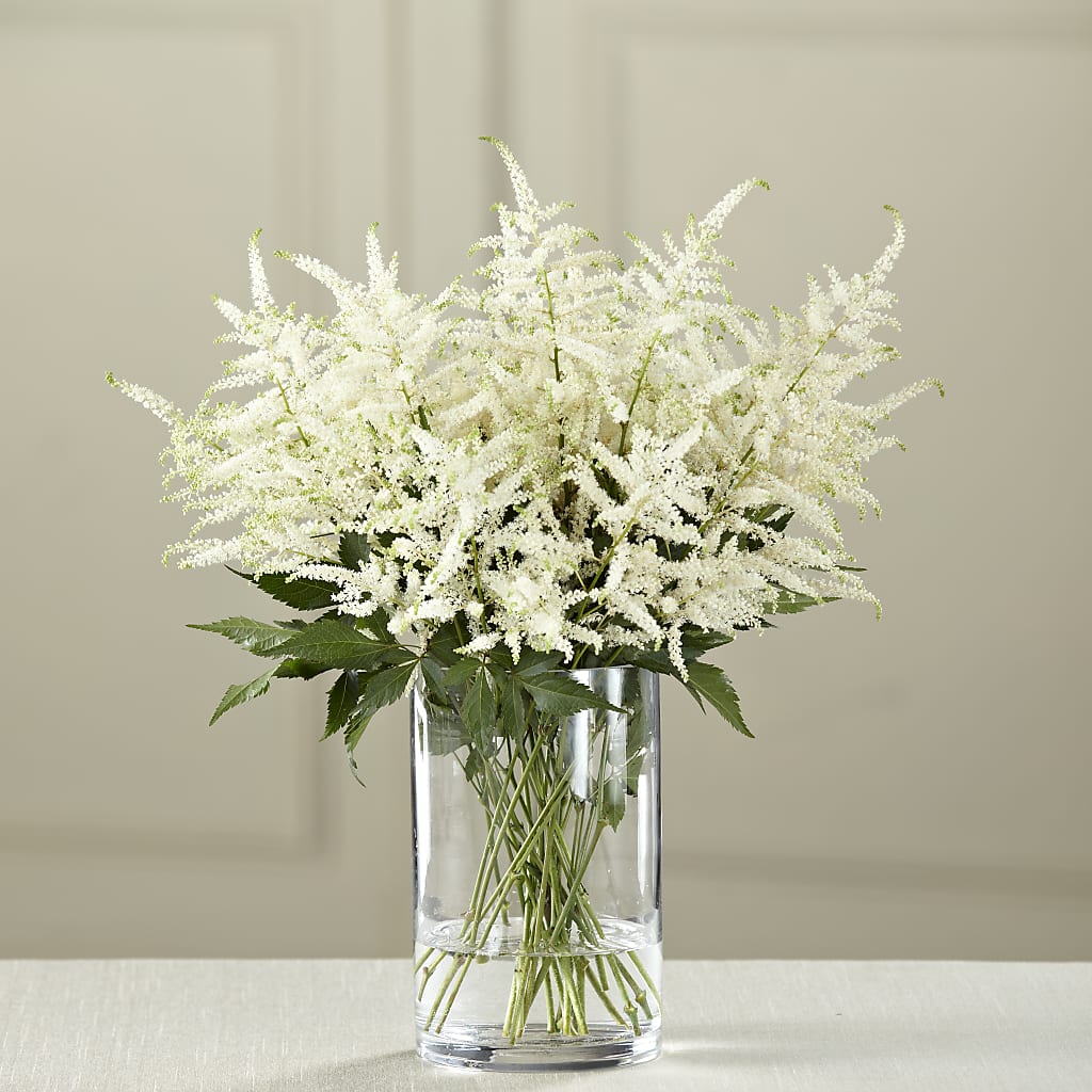 White Astilbe Bouquet – The Florist Ltd, Denton TX