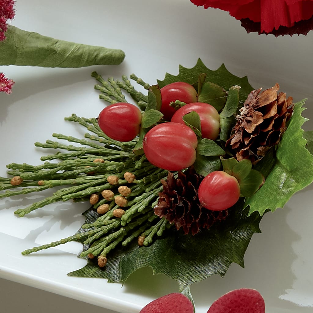 Red Berry Boutonniere – The Florist Ltd, Denton TX