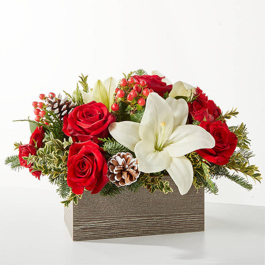 Snowy Wonderland Bouquet –  The Florist Ltd, Denton TX