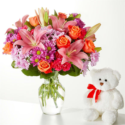 One and Only Bouquet and Bear Bundle –  The Florist Ltd, Denton TX