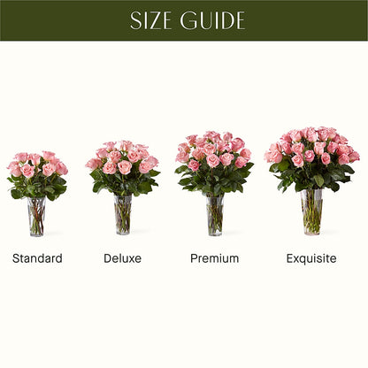 Long Stem Pink Rose Bouquet –  The Florist Ltd, Denton TX
