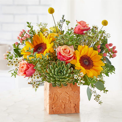 Sunflower Season Bouquet –  The Florist Ltd, Denton TX