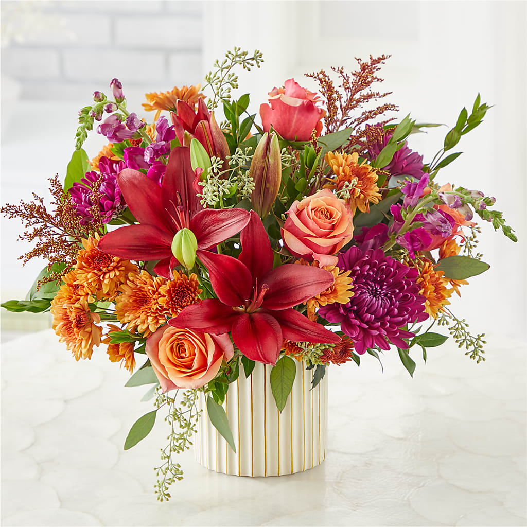 Burgundy Landscape Bouquet –  The Florist Ltd, Denton TX