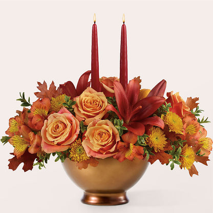 Harvest Table Centerpiece –  The Florist Ltd, Denton TX